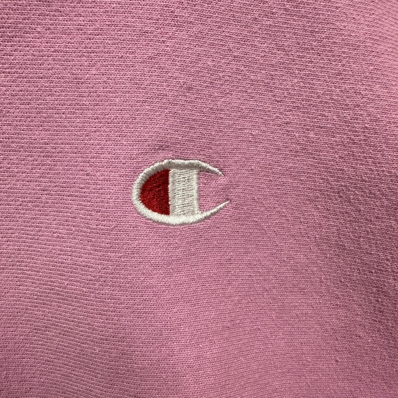 Champion Men's Reverse Weave Sweatshirt Size Small Pink Heavyweight - Picture 4 of 9
